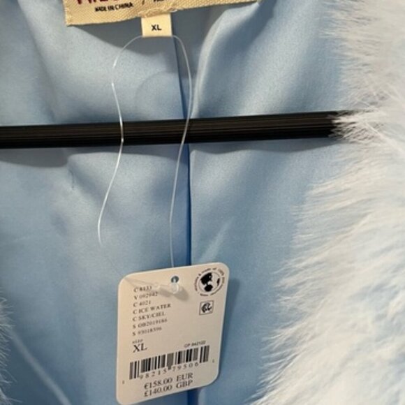 NWT Free People Paris Cropped Faux Fur Jacket Size XL - Picture 10 of 16